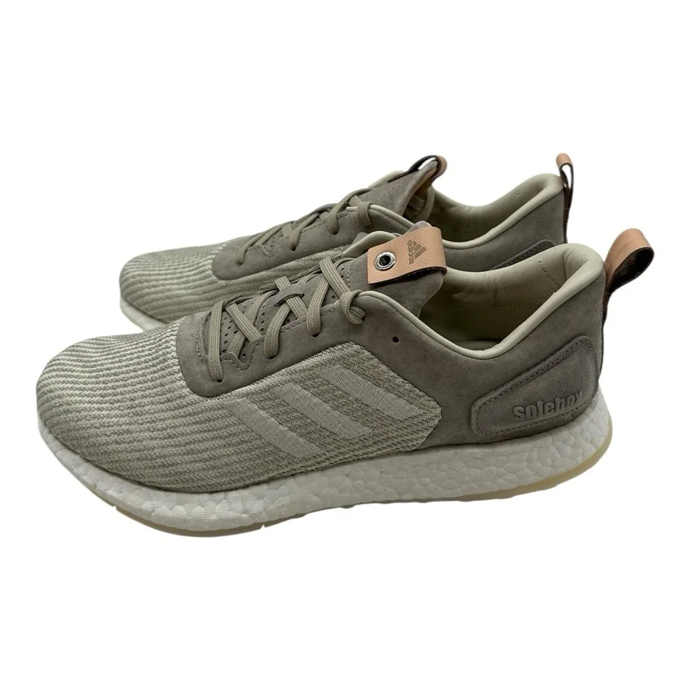 Adidas Pureboost DPR Solebox Shoes‎ Men's Size 8.5 Stone Grey Sneakers B27992